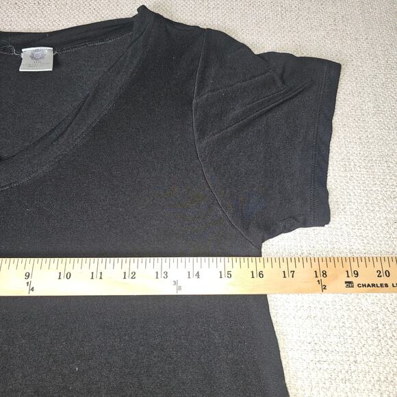 The Collection Royal Black Stretchy Jewel Tone Tie Die Short Sleeve Maxi  Large - Picture 7 of 11